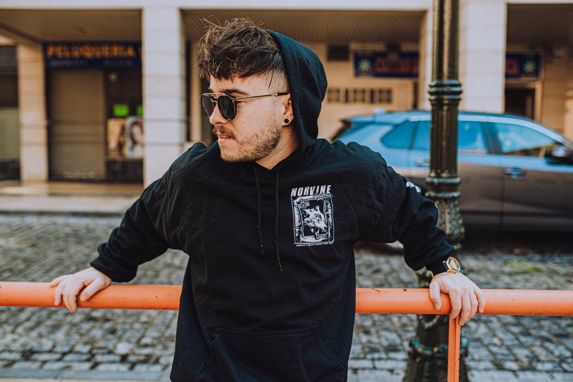 Norvine Wolf Hoodie