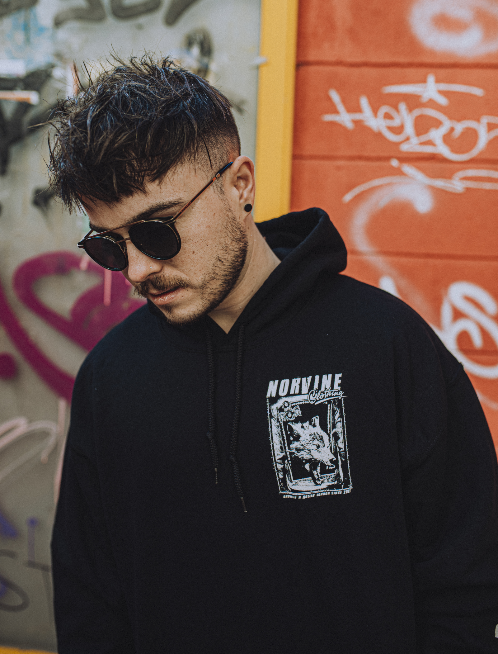 Norvine Wolf Hoodie