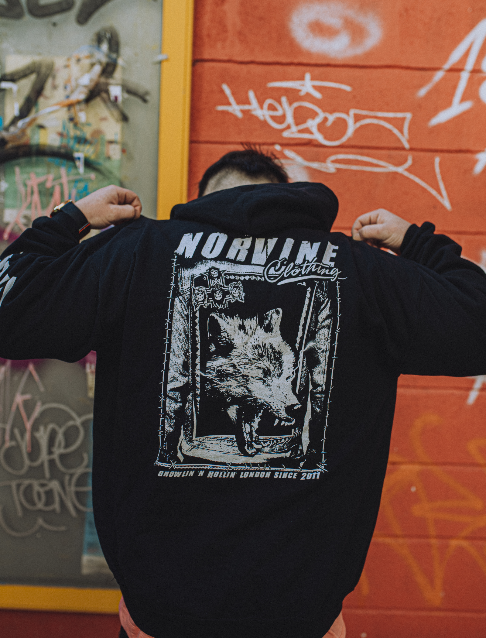 Norvine Wolf Hoodie